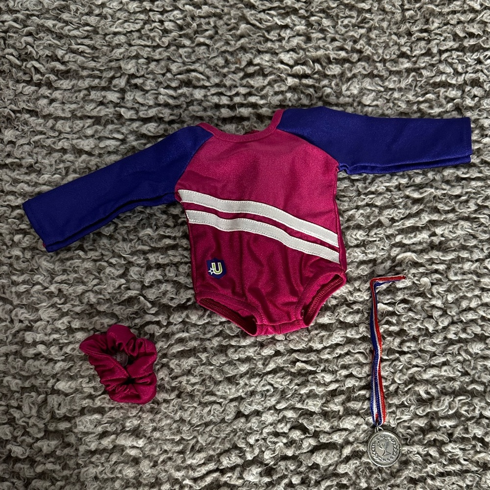 American girl doll gymnastics outfit!